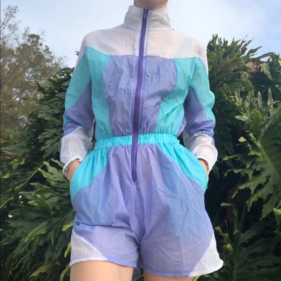 Vintage Pants - Vintage Parachute Romper